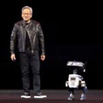 nvidia blue real-time simulation ai robot