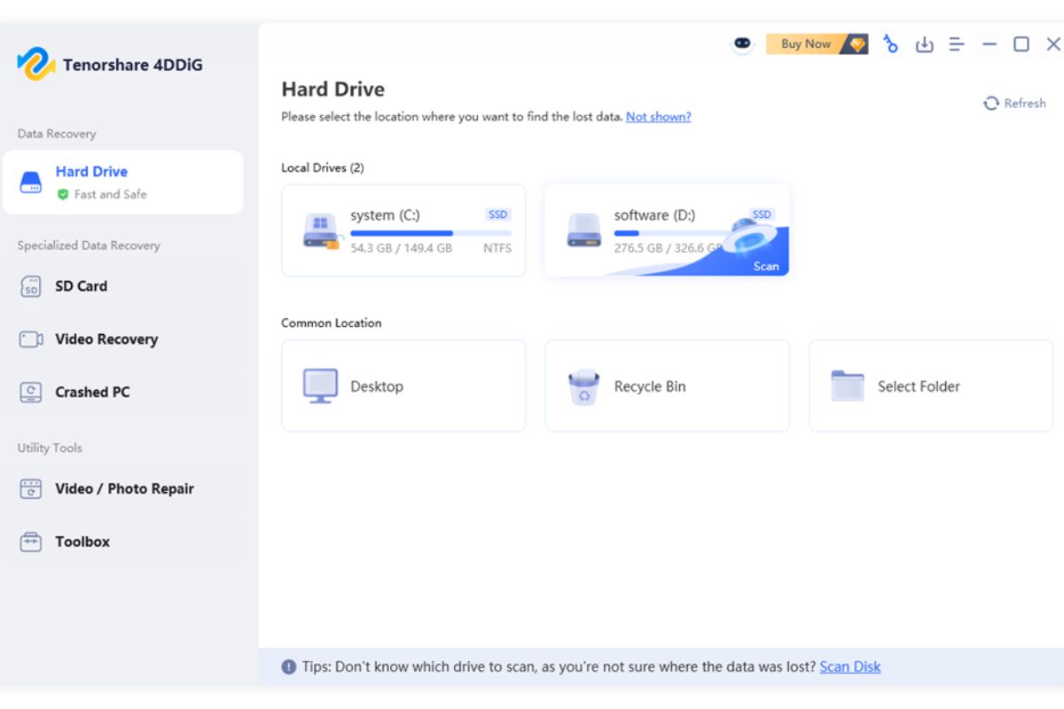 way to recover data from a formatted hard drive