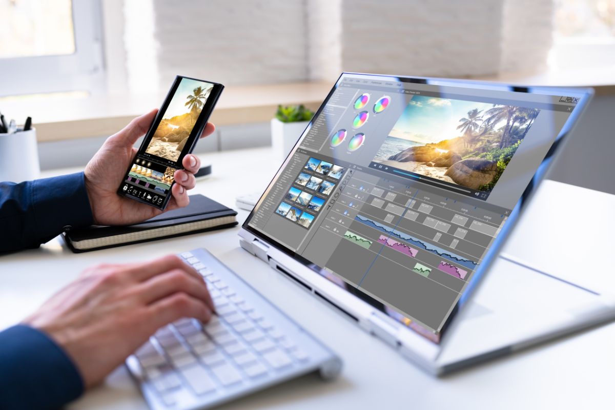 editing portraits for social media