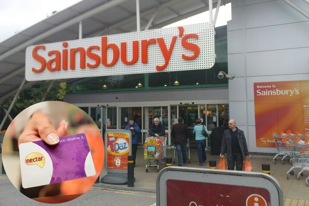 sainsbury's nectar card warning