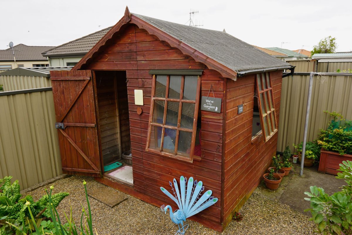 garden shed for storing items