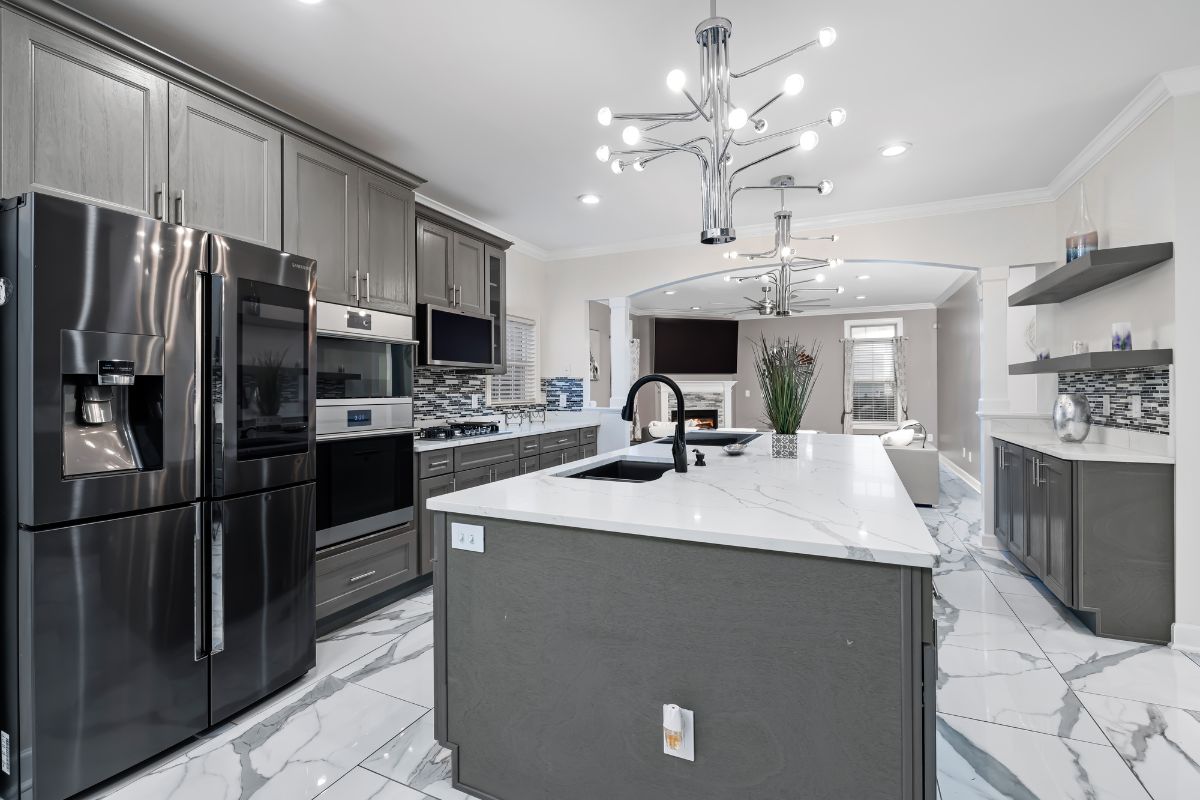 a kitchen design view
