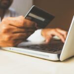 a person using payment gateway using a card