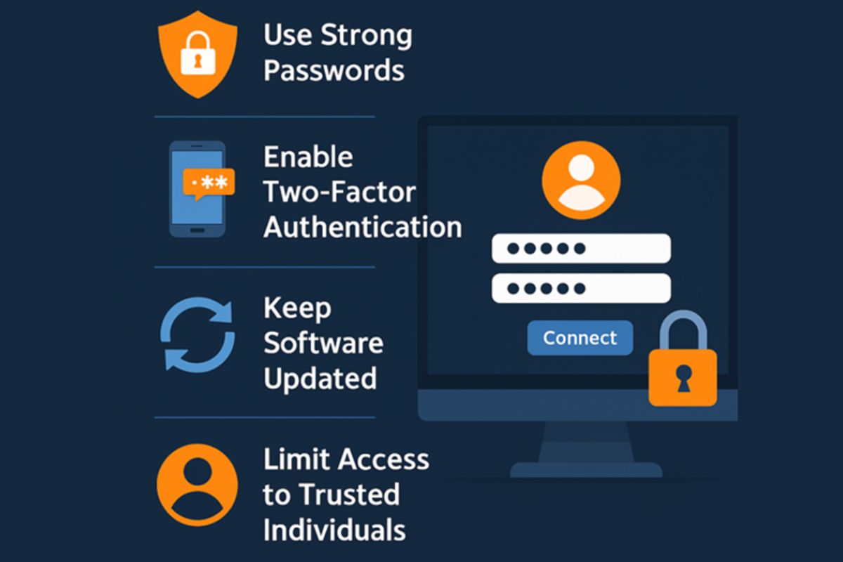 security best practices for remote desktop connections