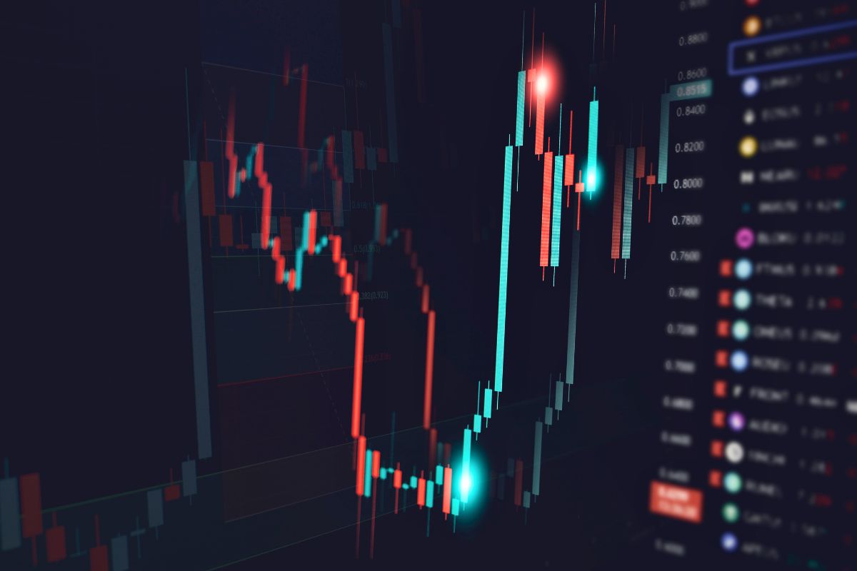 a trading graph of metatrader mt5