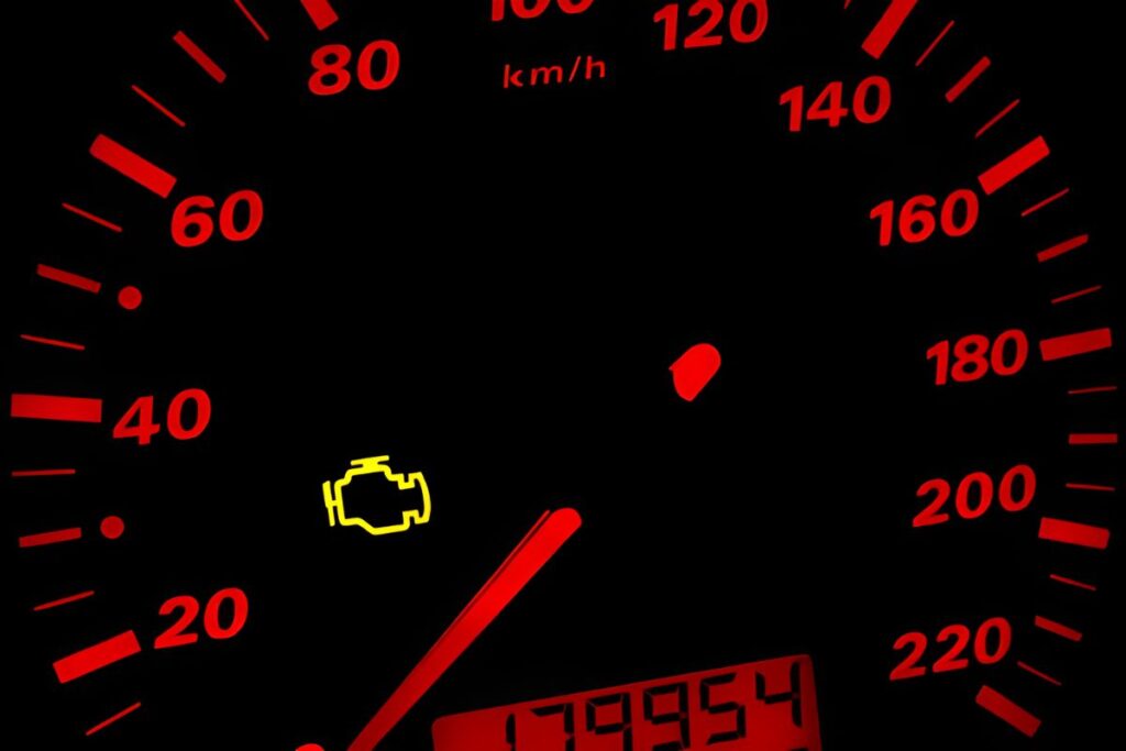 check engine light flashing​