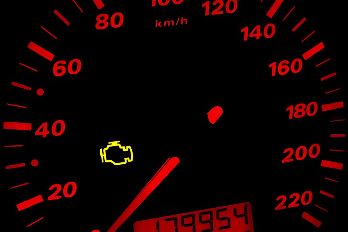 check engine light flashing​