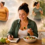 a women eating healthy food after gastric sleeve surgery