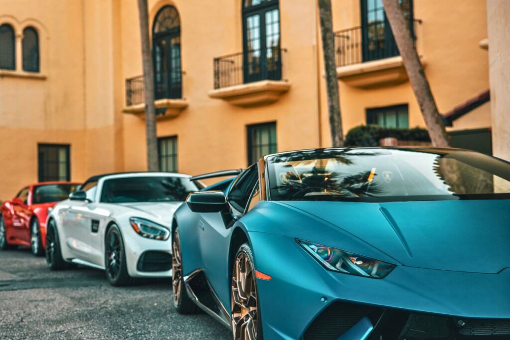 french riviera by luxury car